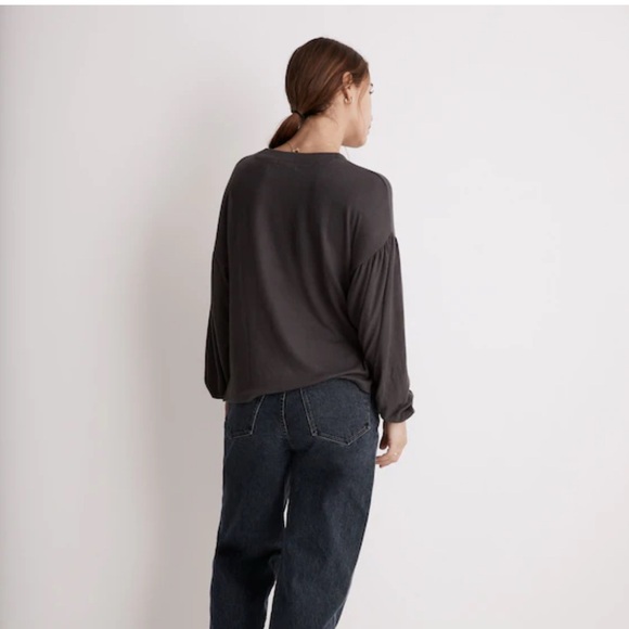 madewell • dreamiest knit long-sleeve tee - Picture 2 of 7